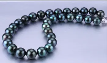 free shipping stunning gorgeous AAA 10 -11mm peacock green pearl necklace "925s
free shipping stunning gorgeous AAA 10 -11mm peacock green pearl necklace "925s