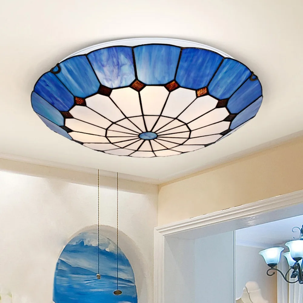 Online Get Cheap Diy Ceiling Lamp Aliexpress Com Alibaba Group New Brief Mediterranean Design Ceiling Lamp Natural Seas Led Light Diy Art Indoor Balcony Lamps
