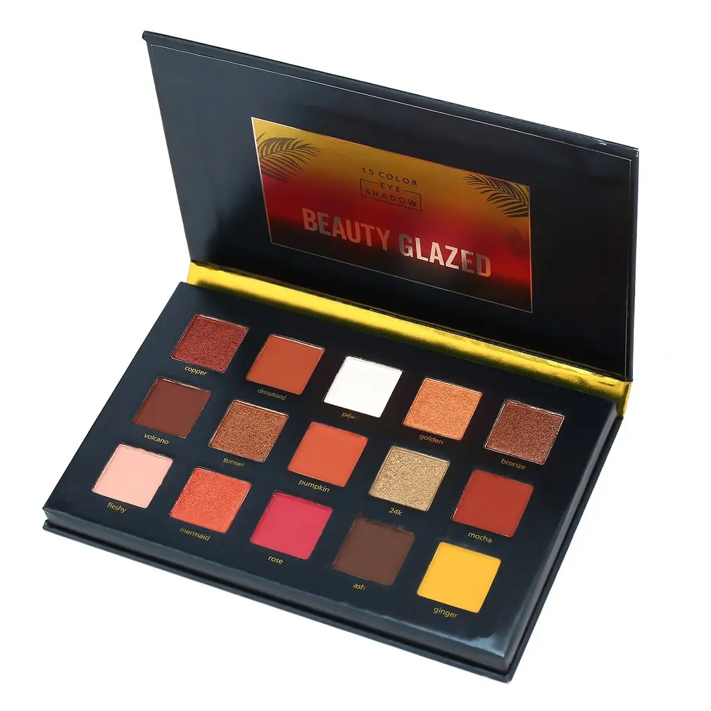 BEAUTY GLAZED Portable 15 Colors Eye Shadow Palette Pressed Highlighter Glitter Powder Eyeshadow Pallete Cosmetics Makeup Tool
BEAUTY GLAZED Portable 15 Colors Eye Shadow Palette Pressed Highlighter Glitter Powder Eyeshadow Pallete Cosmetics Makeup Tool