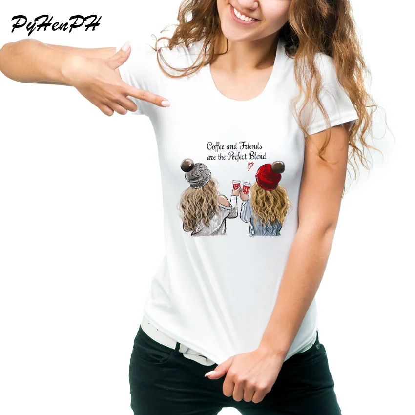 The Best Friend BFF T-shirts for Women Coffee Friendship Design Harajuku Kawaii Tumblr Woman Clothing 2019 Tops Female Tshirt
The Best Friend BFF T-shirts for Women Coffee Friendship Design Harajuku Kawaii Tumblr Woman Clothing 2019 Tops Female Tshirt