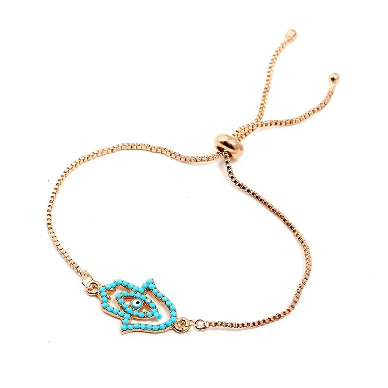 Turkish Crystal Evil Eye Hand Hamsa Bracelet Womens Silver Gold Color Jewelry pulseras mujer moda 2018 Link Chains Fatima
Turkish Crystal Evil Eye Hand Hamsa Bracelet Womens Silver Gold Color Jewelry pulseras mujer moda 2018 Link Chains Fatima