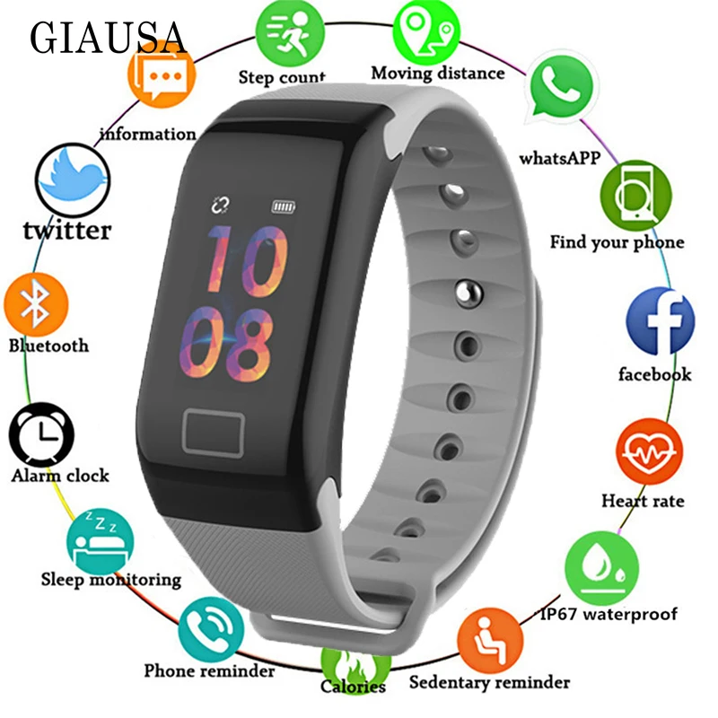 2019 New F1 Plus Smart Band Blood Pressure Waterproof Color Screen Sports Smart Bracelet Heart Rate Monitor Smart Wristband
2019 New F1 Plus Smart Band Blood Pressure Waterproof Color Screen Sports Smart Bracelet Heart Rate Monitor Smart Wristband