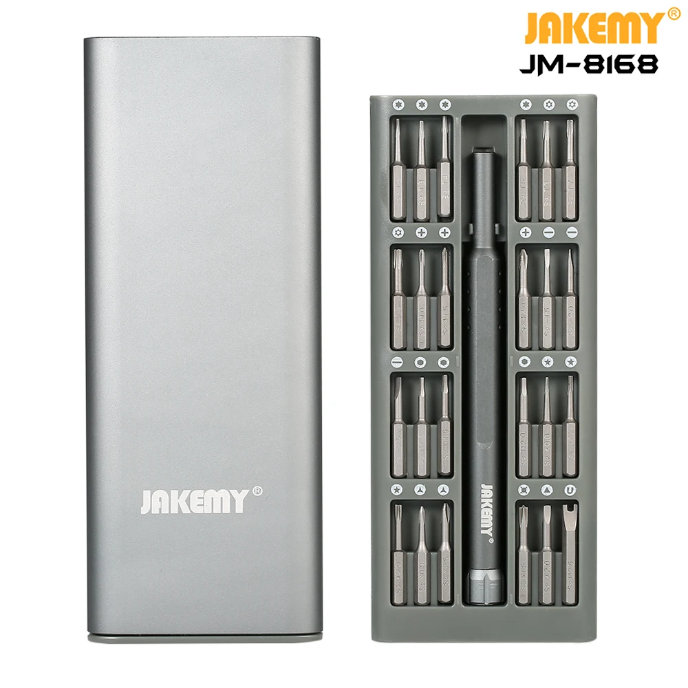 JAKEMY JM-8168 Precision Screwdriver Set Mini Magnetic Screwdriver Set for Phone PC Camera Repair Maintaince Tools
JAKEMY JM-8168 Precision Screwdriver Set Mini Magnetic Screwdriver Set for Phone PC Camera Repair Maintaince Tools