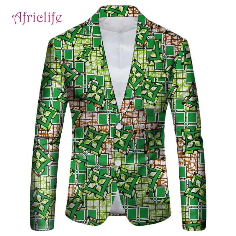 Men Blazer Bazin Riche African Traditional Men's Clothing Men Print Tops Coat Blazer 100% Cotton Dashiki African Clothes WYN478
Men Blazer Bazin Riche African Traditional Men's Clothing Men Print Tops Coat Blazer 100% Cotton Dashiki African Clothes WYN478