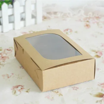 200pcs Kraft Paper Baking Box With Clear Window Food Cookies Gift Packaging Mooncake Macaron Cake Packaging Sandwich Box ZA5187
200pcs Kraft Paper Baking Box With Clear Window Food Cookies Gift Packaging Mooncake Macaron Cake Packaging Sandwich Box ZA5187