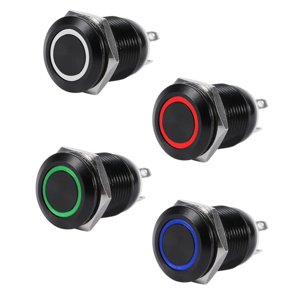 Newest Car 12mm LED Light Momentary Push Button Switch Toggle Black Case 2A LED Momentary Latching Switch LED Momentary Switch
Newest Car 12mm LED Light Momentary Push Button Switch Toggle Black Case 2A LED Momentary Latching Switch LED Momentary Switch