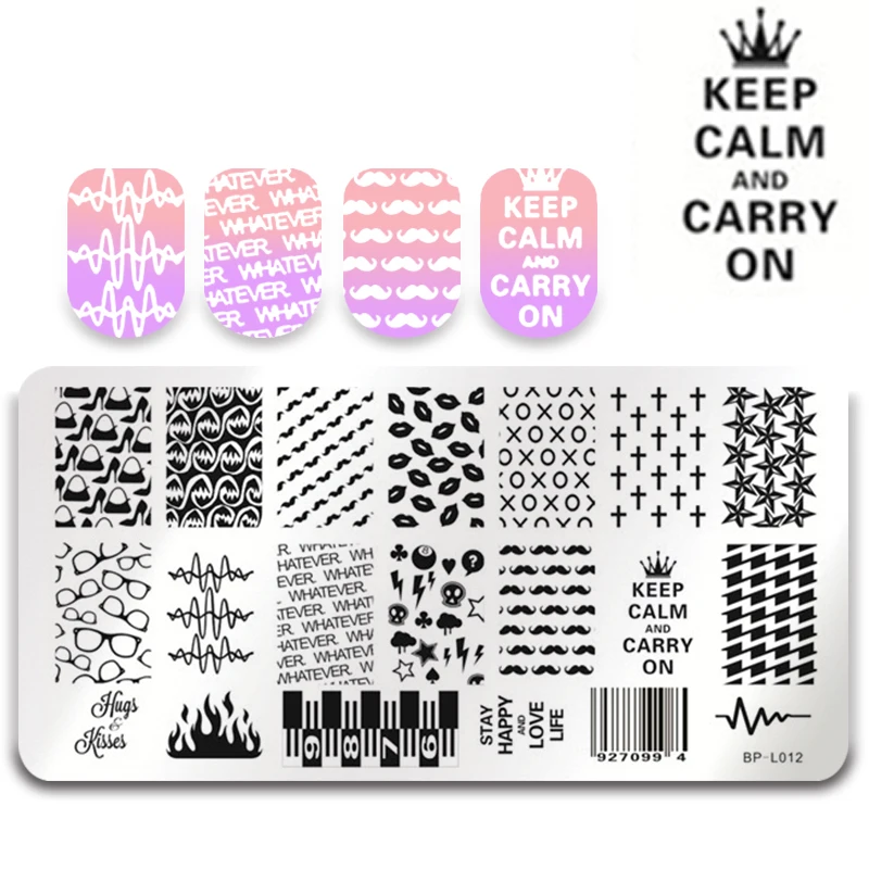 BORN PRETTY Classic Lip Cross Pattern Nail Art Stamp Template Manicure Design Image Print Plate Nail Art Styling Tool BP-L012
BORN PRETTY Classic Lip Cross Pattern Nail Art Stamp Template Manicure Design Image Print Plate Nail Art Styling Tool BP-L012