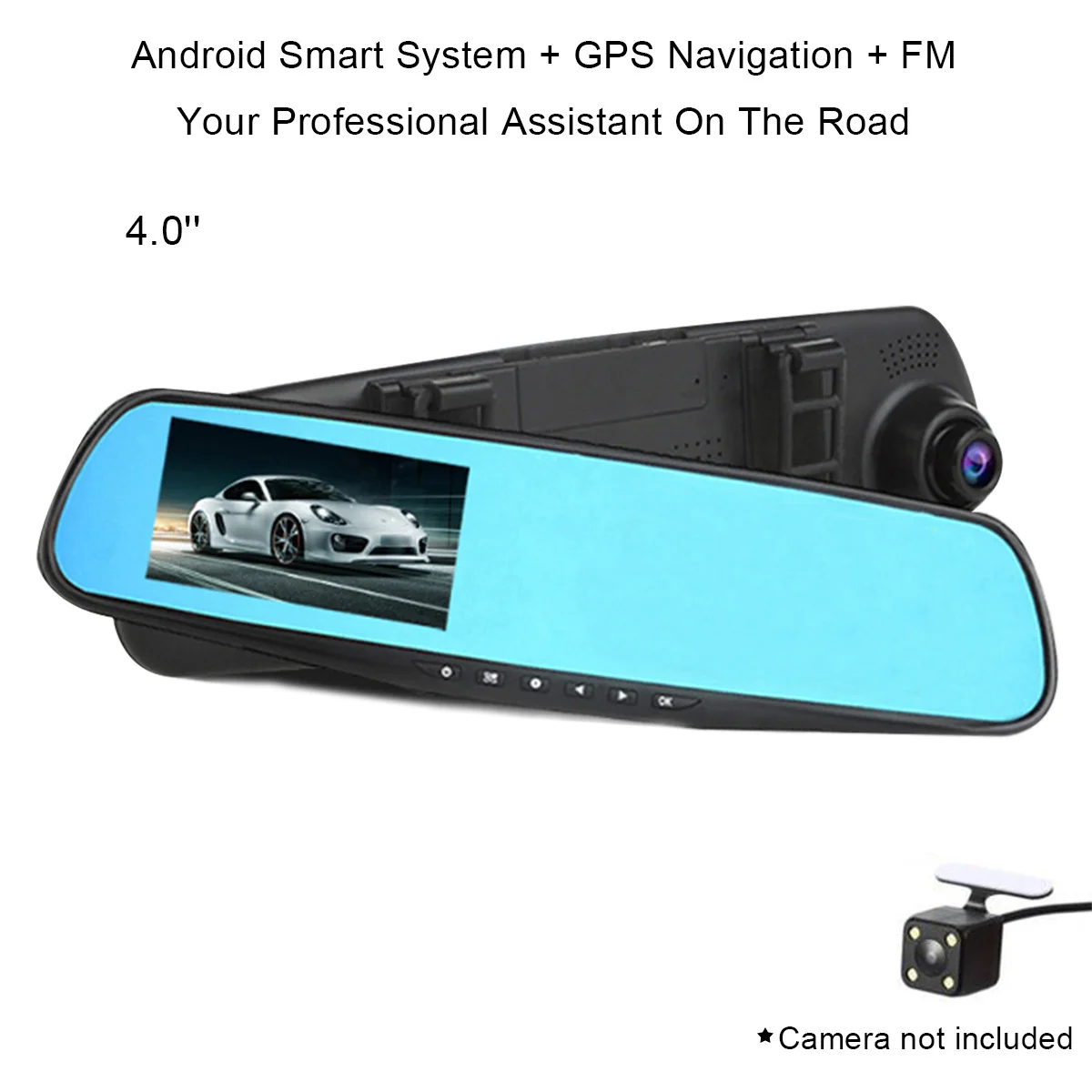 4.0 Inch Full HD Car Rear View Mirror Dash DVR Dash Cam Digital Video Recorder Len Camera Monitor Night Vision Camcorder
4.0 Inch Full HD Car Rear View Mirror Dash DVR Dash Cam Digital Video Recorder Len Camera Monitor Night Vision Camcorder