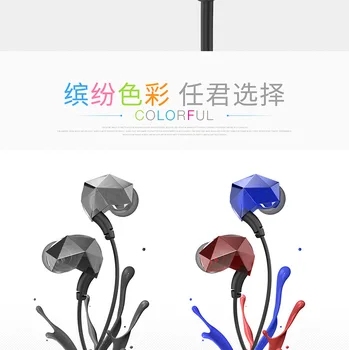 Product E6+ mobile phone earphones Universal subwoofer mobile computer music sports wire control with wheat
Product E6+ mobile phone earphones Universal subwoofer mobile computer music sports wire control with wheat