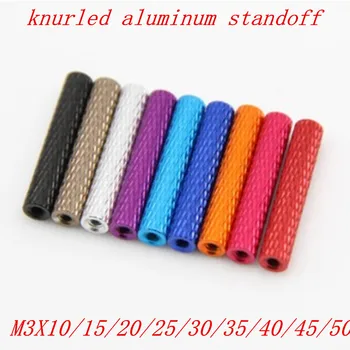 10pcs/lot m3 3mm colourful aluminum knurled spacer standoff m3x10/15/20/25/28/30/35/37/40/45/50
10pcs/lot m3 3mm colourful aluminum knurled spacer standoff m3x10/15/20/25/28/30/35/37/40/45/50