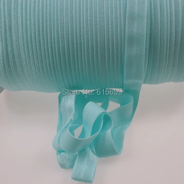 Wholesale 5/8 inch Solid Color Fold Over Elastic Ribbon #324-Mineral Ice, top quality elastic band, 50yards/lot
Wholesale 5/8 inch Solid Color Fold Over Elastic Ribbon #324-Mineral Ice, top quality elastic band, 50yards/lot