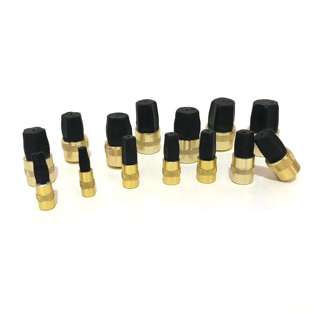 5pcs fishing rod front plug Aluminum alloy + rubber skin plug Metal fish rod plug Fishing gear accessories
5pcs fishing rod front plug Aluminum alloy + rubber skin plug Metal fish rod plug Fishing gear accessories