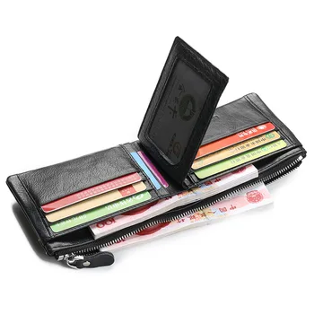 Top leather wallet zipper around multifunction wallets men short purse black casual style gift for birthday
Top leather wallet zipper around multifunction wallets men short purse black casual style gift for birthday