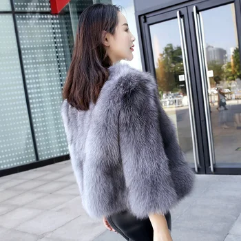 High quality whole skin fox fur jacket women natural fur coat outerwear new 2019 autumn winter
High quality whole skin fox fur jacket women natural fur coat outerwear new 2019 autumn winter