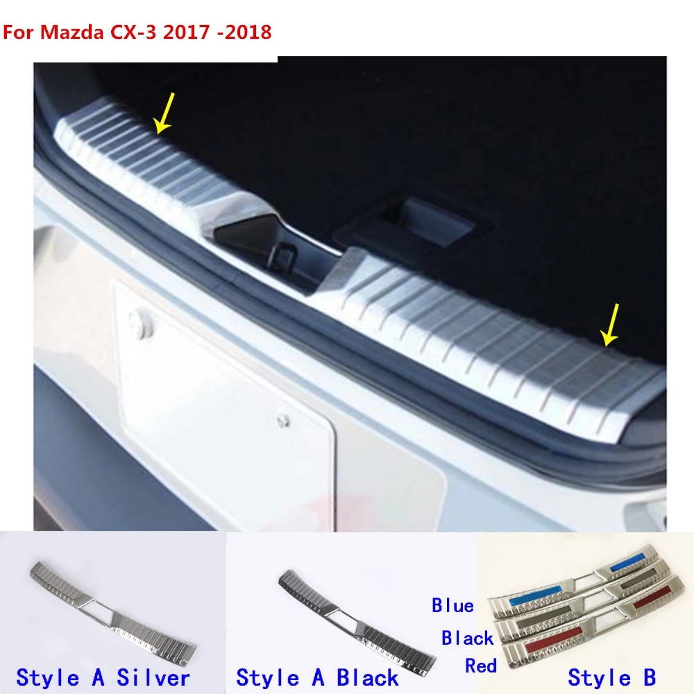 Car inner inside Rear Bumper trim Stainless Steel Scuff Sill trunk plate pedal 1pcs For Mazda CX-3 CX3 2016 2017 2018
Car inner inside Rear Bumper trim Stainless Steel Scuff Sill trunk plate pedal 1pcs For Mazda CX-3 CX3 2016 2017 2018