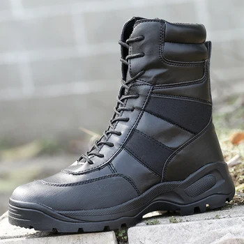 Outdoor Tekking Boots Men Women Black HIking Hunting Shoes Botas Tacticas Militar Hombre Men Mountain Boots Tactical Combat Boot
Outdoor Tekking Boots Men Women Black HIking Hunting Shoes Botas Tacticas Militar Hombre Men Mountain Boots Tactical Combat Boot