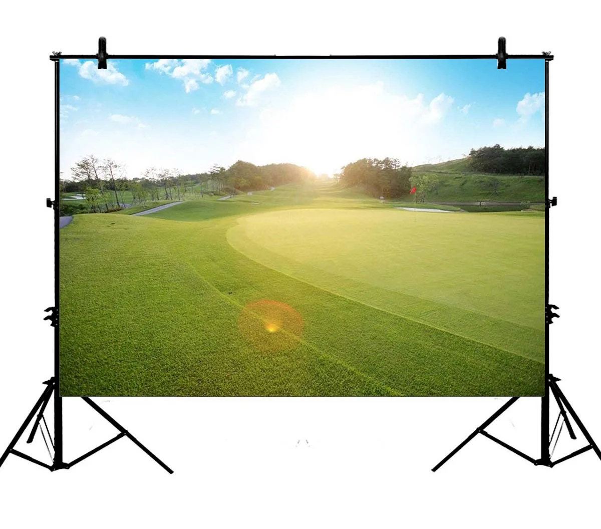 5x7ft Green Grass Land Golf Course Bright Sunshine Polyester Photo Background Portrait Backdrop
5x7ft Green Grass Land Golf Course Bright Sunshine Polyester Photo Background Portrait Backdrop