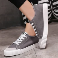 Women vulcanize shoes designer sneakers 2018 spring new arrival sewing canvas shoes women sapatos feminino large size 35-44 image