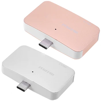 High Speed USB 3.0 Type-C Hub OTG SD (HC) / MMC / MicroSD Card Reader for Type-C Smartphone Laptop
High Speed USB 3.0 Type-C Hub OTG SD (HC) / MMC / MicroSD Card Reader for Type-C Smartphone Laptop