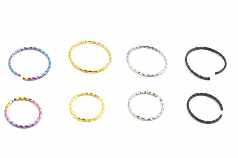 100pcs/lot Free Shipping Surgical Steel seamless Open Hoop Nose/Lip/Eyebrow Tragus Cartilage Ring Earring Twist Body Piercing
100pcs/lot Free Shipping Surgical Steel seamless Open Hoop Nose/Lip/Eyebrow Tragus Cartilage Ring Earring Twist Body Piercing