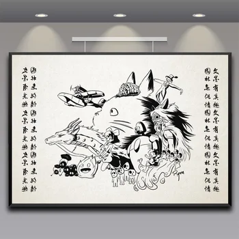 Ghibli all stars Art Canvas Poster Hayao Miyazaki Art Movie poster Wall Pictures for Living Room No Frame
Ghibli all stars Art Canvas Poster Hayao Miyazaki Art Movie poster Wall Pictures for Living Room No Frame
