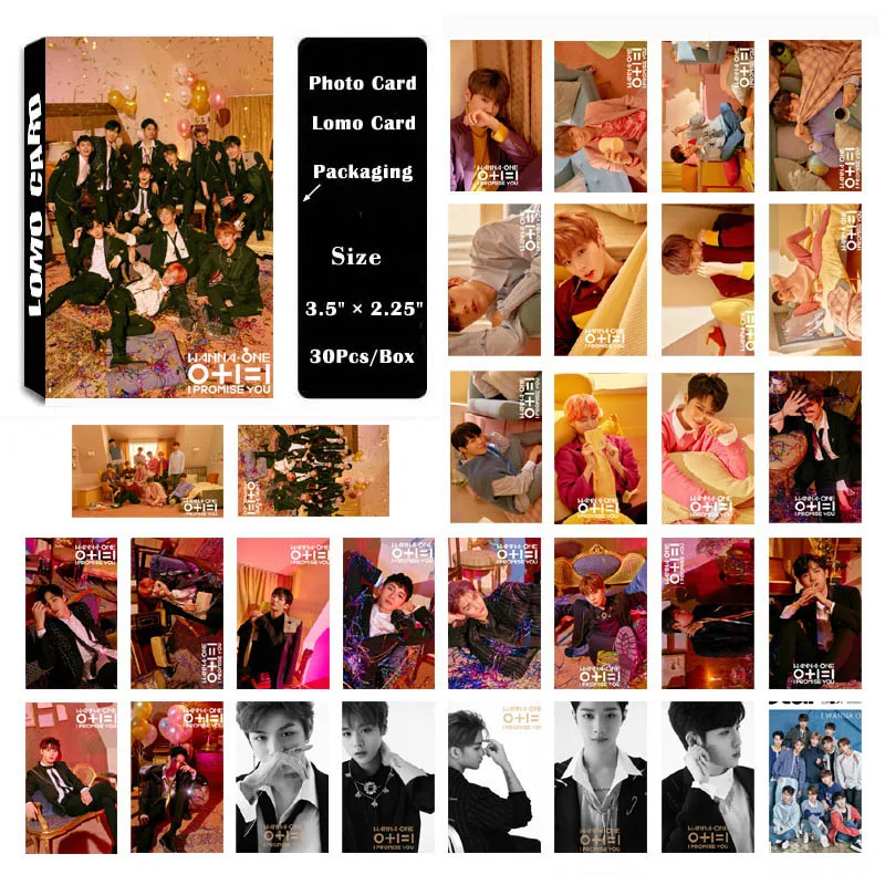 YANZIXG KPOP WANNA ONE Album 0+1=1 I PROMISE YOU Photo Card Poster Lomo Cards Self Made Paper HD Photocard Fans Gift Collection
YANZIXG KPOP WANNA ONE Album 0+1=1 I PROMISE YOU Photo Card Poster Lomo Cards Self Made Paper HD Photocard Fans Gift Collection