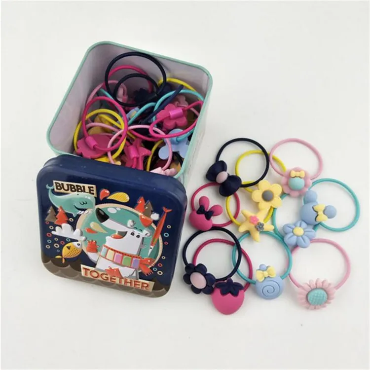 20 sztuk/partia dziewczyny akcesoria do włosów dla dzieci zestaw podarunkowy łuk elastyczne gumki do włosów kwiat pałąk Hairband Floral Hairbands dla dzieci -