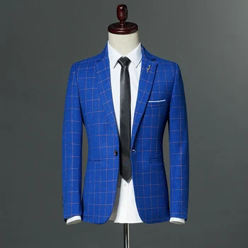 Spring and Autumn Mens suits Blazers Asian Size S - XXXXXL men suit jacket Striped lattice coat Slim design
Spring and Autumn Mens suits Blazers Asian Size S - XXXXXL men suit jacket Striped lattice coat Slim design