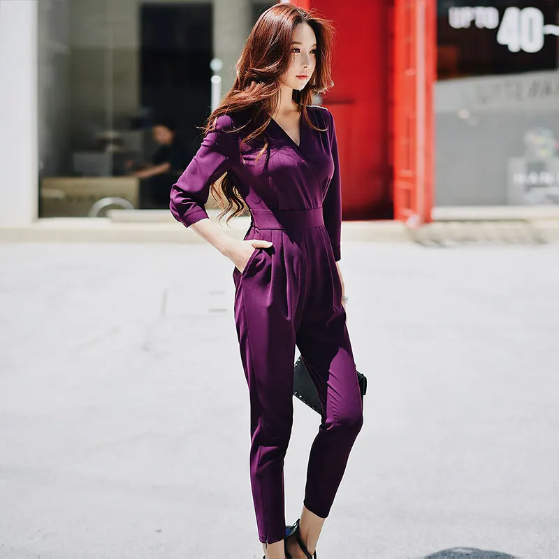 Dabuwawa Spring New Elegant Jumpsuits for Office Lady Girls Women New 2019 High Waist Slim One-Piece Sets Rompers DN1AJP003
Dabuwawa Spring New Elegant Jumpsuits for Office Lady Girls Women New 2019 High Waist Slim One-Piece Sets Rompers DN1AJP003