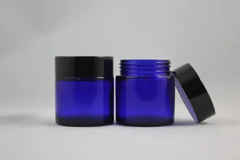 50g blue glass cream jar with black aluminum lid, 50g cosmetic jar,packing for mask or eye cream,50g glass bottle
50g blue glass cream jar with black aluminum lid, 50g cosmetic jar,packing for mask or eye cream,50g glass bottle