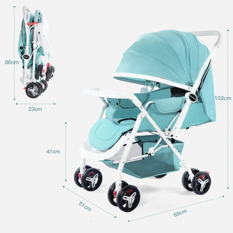 Baby stroller can sit folding Ultra light portable travel stroller for newborns
Baby stroller can sit folding Ultra light portable travel stroller for newborns