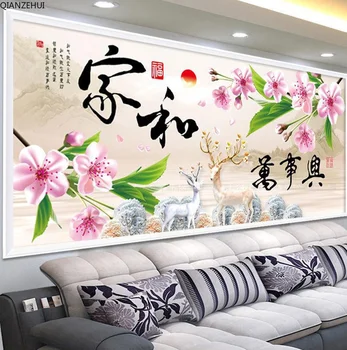 QIANZEHUI,Needlework,100% precision printing DIY Elk mother and child Cross stitch ,Rich tree full embroidery ,Wall Home Decro
QIANZEHUI,Needlework,100% precision printing DIY Elk mother and child Cross stitch ,Rich tree full embroidery ,Wall Home Decro