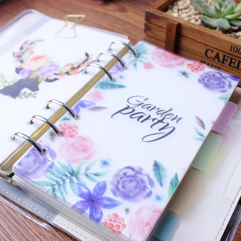 Cute cartoon plastic 6 holes spiral notebooks dividers,Kawaii office school index separate papers for person diary planner A5 A6
Cute cartoon plastic 6 holes spiral notebooks dividers,Kawaii office school index separate papers for person diary planner A5 A6