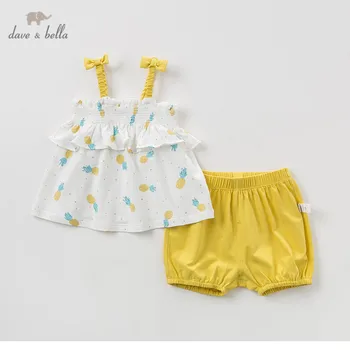 DBZ10632 Dave bella summer baby girl clothing sets cute fruit children suits infant high quality clothes girls pullover outfit
DBZ10632 Dave bella summer baby girl clothing sets cute fruit children suits infant high quality clothes girls pullover outfit