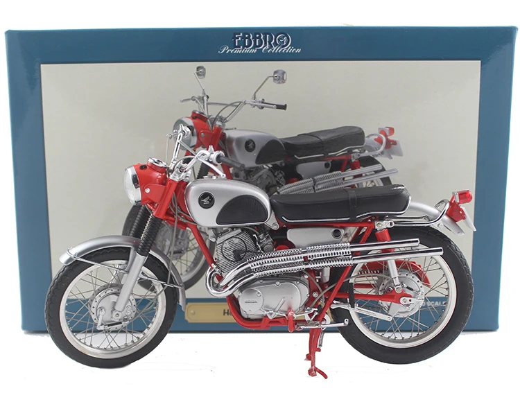 1/10 Scale Motorbike Model Toys Honda CL72 1962 Diecast Metal Motorcycle Model Toy For Collection,Gift,Kids,Decoration
1/10 Scale Motorbike Model Toys Honda CL72 1962 Diecast Metal Motorcycle Model Toy For Collection,Gift,Kids,Decoration