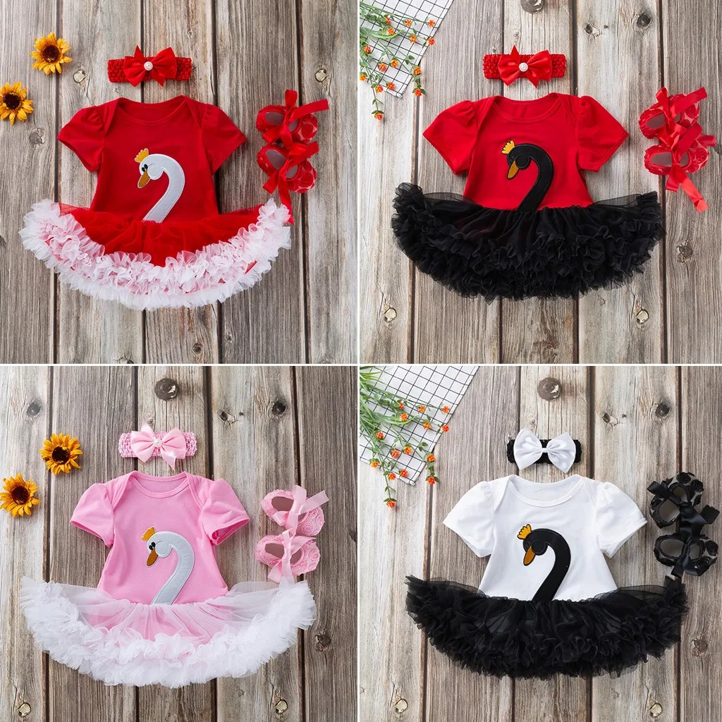 2019 Summer Toddler Baby Girls Clothes Cartoon Swan Princess Dress+Headbands+Shoes Summer Children Girl Clothing Set Outfit
2019 Summer Toddler Baby Girls Clothes Cartoon Swan Princess Dress+Headbands+Shoes Summer Children Girl Clothing Set Outfit