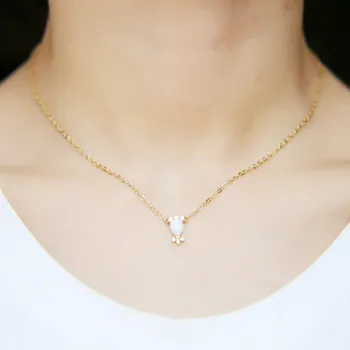 2019 top quality opal necklace tear drop shape stone princess crown necklace simple minimal lovely chain jewelry free shipping
2019 top quality opal necklace tear drop shape stone princess crown necklace simple minimal lovely chain jewelry free shipping