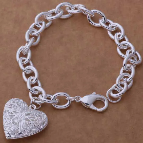 AH292 Hot 925 sterling silver bracelet, 925 sterling silver fashion jewelry Hollow out a heart /asaajjha bgcajxja
AH292 Hot 925 sterling silver bracelet, 925 sterling silver fashion jewelry Hollow out a heart /asaajjha bgcajxja