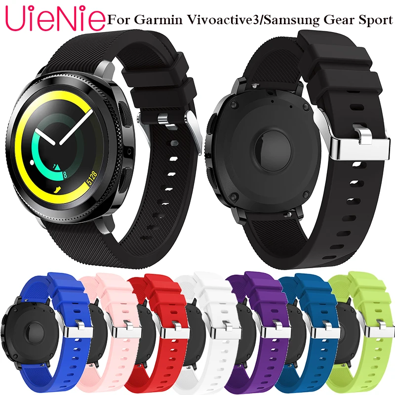 Silicone Watch Strap Wristband For Garmin Vivoactive 3 watch band for Samsung Gear Sport S2 Replacement Watch Accessories
Silicone Watch Strap Wristband For Garmin Vivoactive 3 watch band for Samsung Gear Sport S2 Replacement Watch Accessories