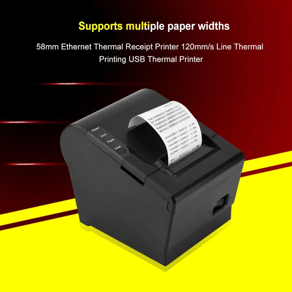 GOOJPRT USB Bluetooth 58mm Mini POS Thermal Receipt Printer Automatic Paper Cutting Desktop Machine Imprimante a Recu Thermique
GOOJPRT USB Bluetooth 58mm Mini POS Thermal Receipt Printer Automatic Paper Cutting Desktop Machine Imprimante a Recu Thermique