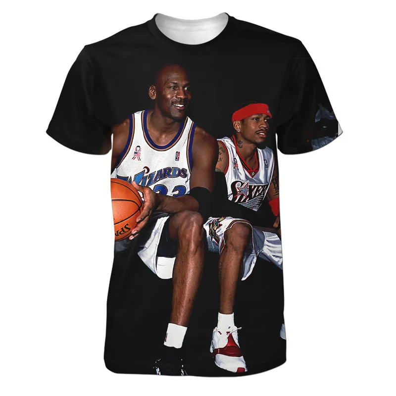 REAL American US SIZE Iverson x Michael Jordan high quality Custom made 3D Sublimation Print T-Shirt plus size 3xl 4XL 5XL 6XL
REAL American US SIZE Iverson x Michael Jordan high quality Custom made 3D Sublimation Print T-Shirt plus size 3xl 4XL 5XL 6XL