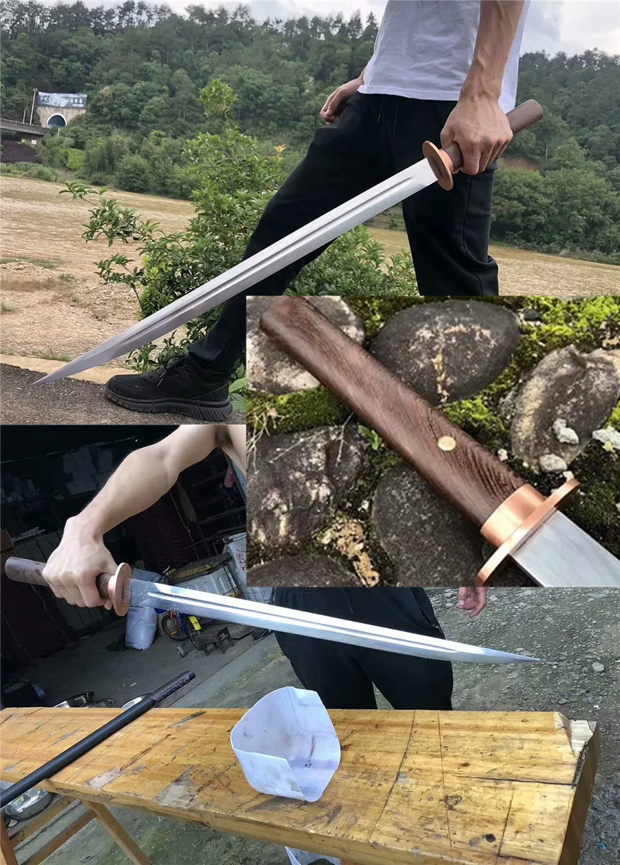 Battle Ready Outdoors Hunting Dao Sword Strong Spring Steel Veay Sharp Knives
Battle Ready Outdoors Hunting Dao Sword Strong Spring Steel Veay Sharp Knives