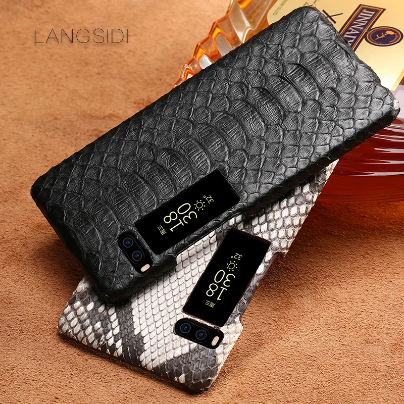 Luxury mobile phone shell ForMeizu Pro 7 mobile phone case advanced custom natural python skin Leather Case
Luxury mobile phone shell ForMeizu Pro 7 mobile phone case advanced custom natural python skin Leather Case