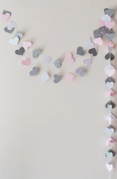 Pink Gray White Silver glitter Paper Heart Garland 10ft, Pink Weddig garland, Pink babynursery decor, Girl Birthday Party
Pink Gray White Silver glitter Paper Heart Garland 10ft, Pink Weddig garland, Pink babynursery decor, Girl Birthday Party
