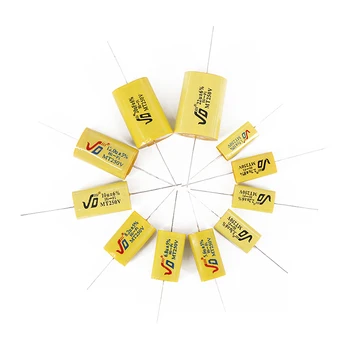 2pcs 1.0uF-5.6uF 250V Speaker Frequency Divider Amplifier Crossover Filter Circuit Polypropylene Non-Polarity Capacitor
2pcs 1.0uF-5.6uF 250V Speaker Frequency Divider Amplifier Crossover Filter Circuit Polypropylene Non-Polarity Capacitor