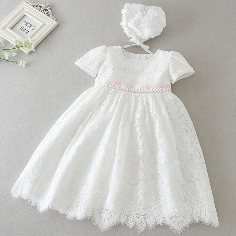 New 2019 Lace Baby Girl Dress Summer Newborn Christening Vestidos Cotton 1st Birthday Outfits Baptism White Princess Dresses
New 2019 Lace Baby Girl Dress Summer Newborn Christening Vestidos Cotton 1st Birthday Outfits Baptism White Princess Dresses