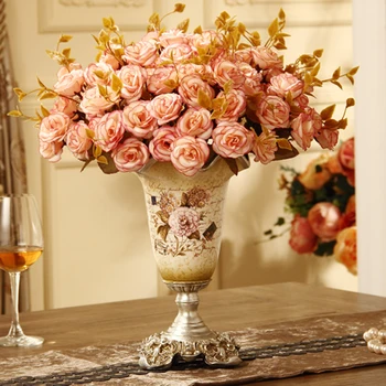 Continental retro flower vase Home Furnishing jewelry ornaments crafts decoration table American luxury wedding
Continental retro flower vase Home Furnishing jewelry ornaments crafts decoration table American luxury wedding