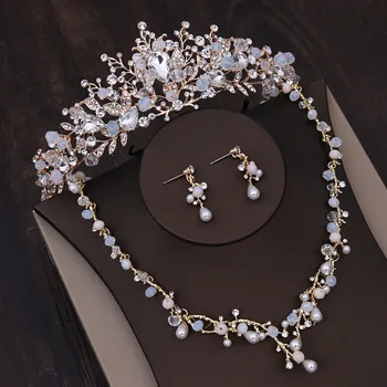 crown tiara bride wedding accessories Korean headdress hair accessories wedding dress necklaces earring jewelry
crown tiara bride wedding accessories Korean headdress hair accessories wedding dress necklaces earring jewelry
