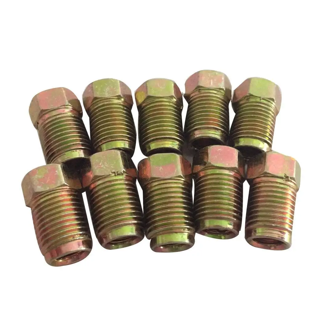 Short Hollow Male Brake Pipe Screw for Pack of Screws 3/16inch Brake 0.1kg Screws Pipe 3/8inch UNFx4tpi
Short Hollow Male Brake Pipe Screw for Pack of Screws 3/16inch Brake 0.1kg Screws Pipe 3/8inch UNFx4tpi