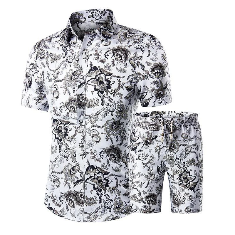 Men Shirt Shorts Suit Summer Men Casual Short Sleeve Shirt Shorts Set Man Print Shirt Drawstring Shorts Set For Fashion Man D40
Men Shirt Shorts Suit Summer Men Casual Short Sleeve Shirt Shorts Set Man Print Shirt Drawstring Shorts Set For Fashion Man D40